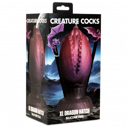 Creature Cocks Dragon Hatch Silicone Egg (Choose Size)