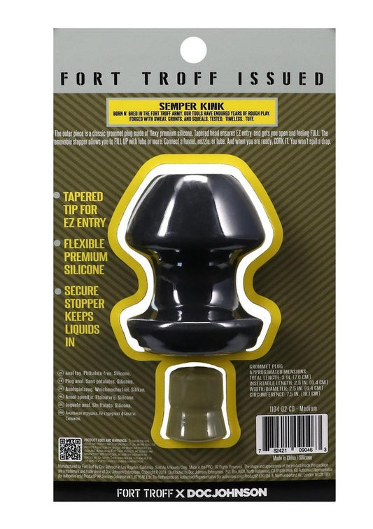 Fort Troff Kum Keeper Silicone Open End Anal Plug-Medium (In Stock April 13th)