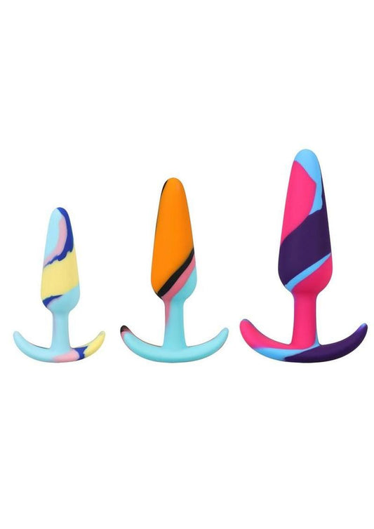 Mood Naughty 1 Kaleidoscope Trainer Silicone Anal Plug (In Stock April 21st)