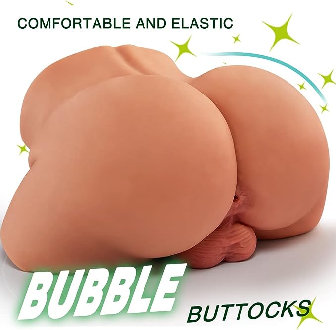 Goyha 10.5LB 2 in 1 Male Torso Sex Doll with Dildo and Balls (Choose Color)