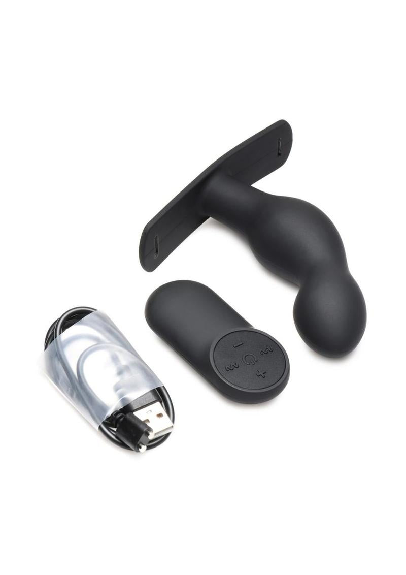 Master Series P-Spot Plugger 28X Rechargeable Silicone Prostate Plug