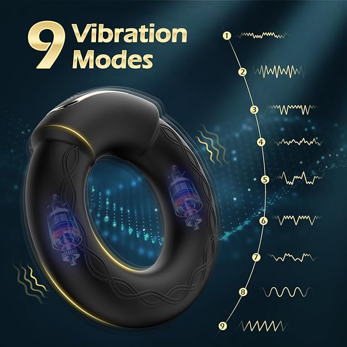 Luxonia Vibrating Cock Ring with Heat