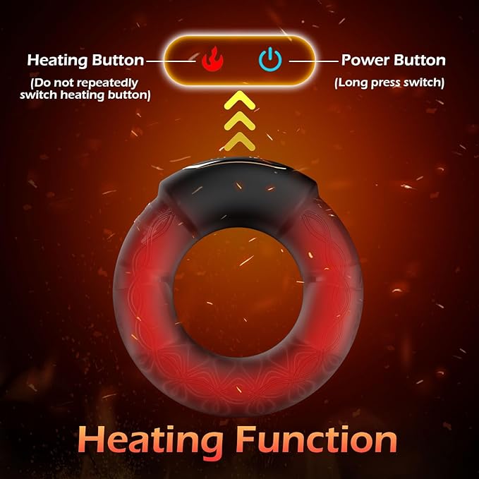 Luxonia Vibrating Cock Ring with Heat