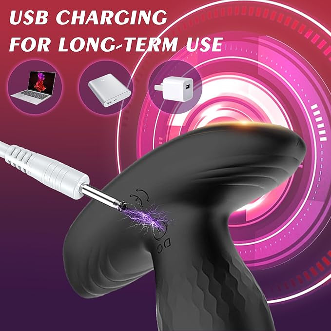 Lovekil Vibrating and Thrusting Butt Plug with Remote