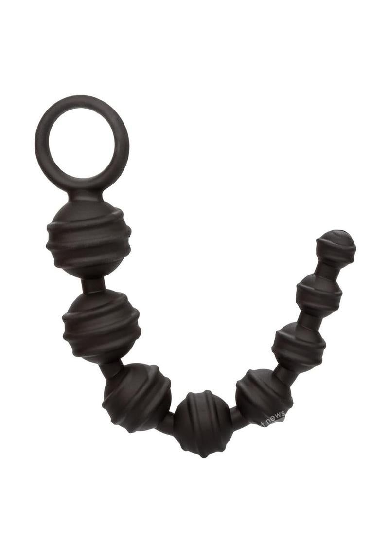 Colt Power Drill Silicone Anal Beads- Black