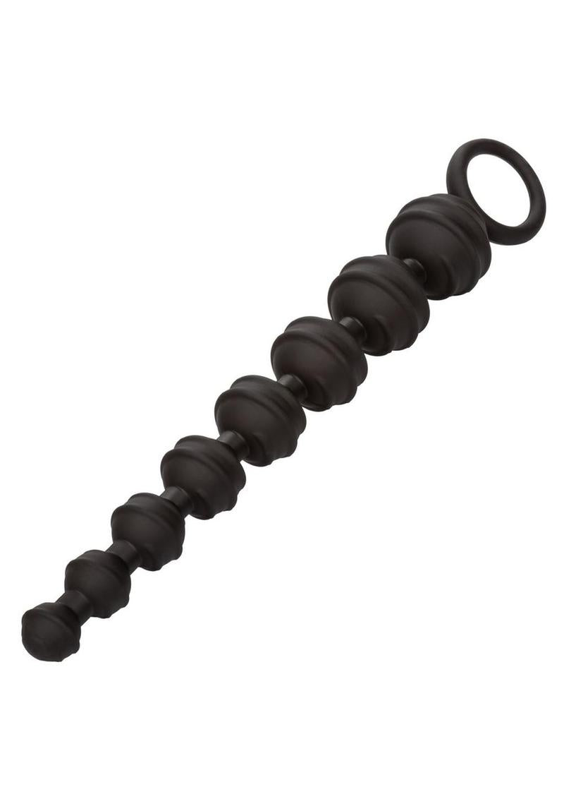 Colt Power Drill Silicone Anal Beads- Black