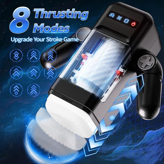Amovibe Thrusting! Vibrating! Gaming style Masturbator