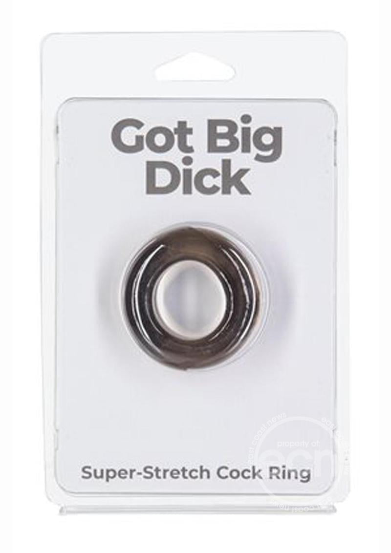 Got Big D Super-Stretch Cock Ring- Black