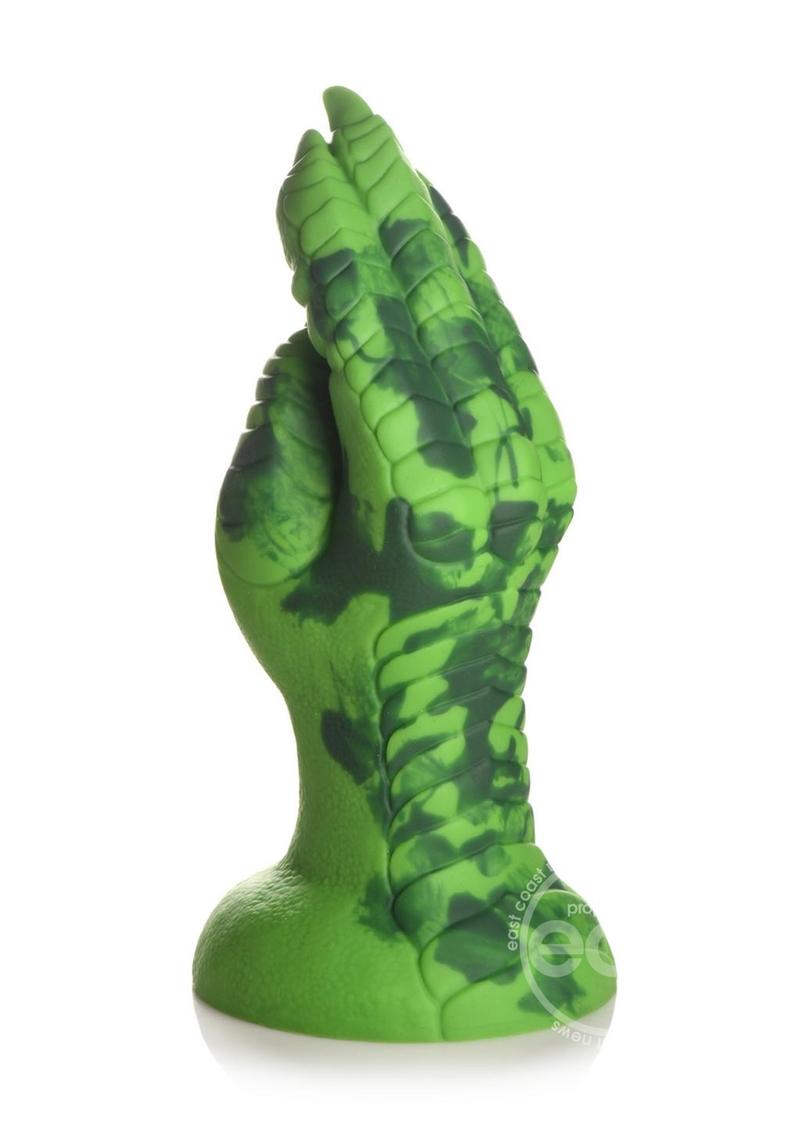 Creature Cocks Raptor Claw Fisting Silicone Dildo-Green