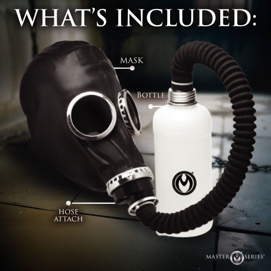 Master Series Inhaler Gas Mask with Bottle (Choose Inhaler)