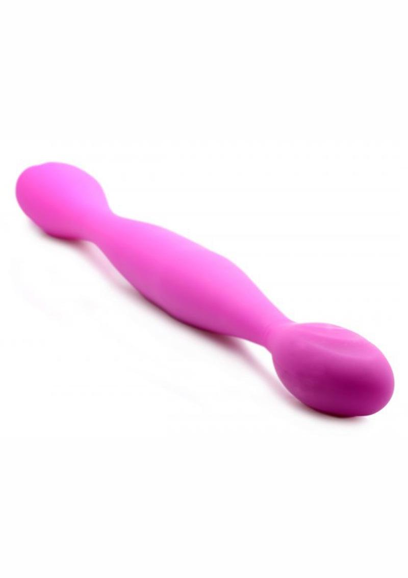 Inmi Double Thump 7X Flexible Rechargeable Silicone Dual Dildo-Pink