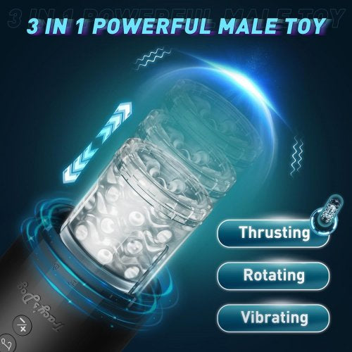 Tracy’s Dog Turbo thrust Automatic Thrusting, Rotating & Vibrator Stroker