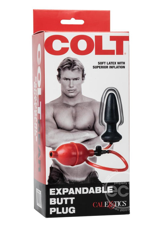 Colt Expandable Butt Plug- Black