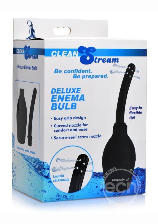 Clean Stream Deluxe Enema Bulb- Black