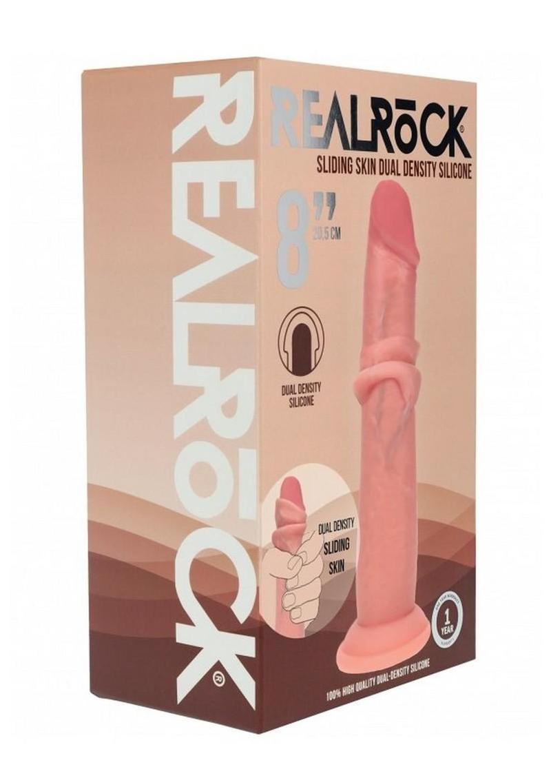 Realrock Dual Layered Silicone Realistic Sliding Skin Dildo (Choose Color) Coming Soon