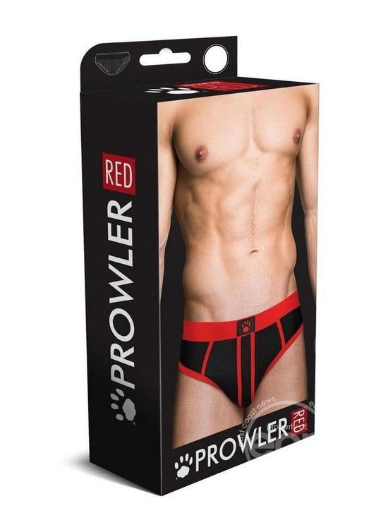 Prowler Red Ass-less Brief (Choose Size)