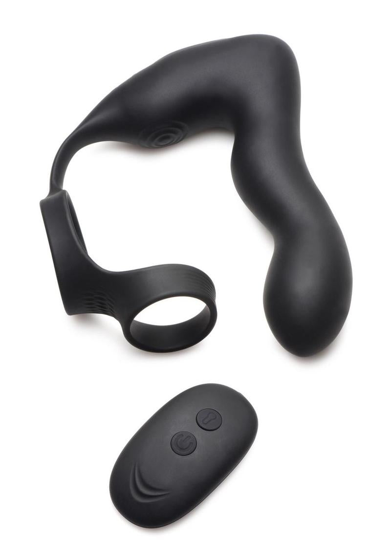 Swell 10X Inflatable and Vibrating Prostate Plug with Cock and Ball Ring (In stock June 23rd)