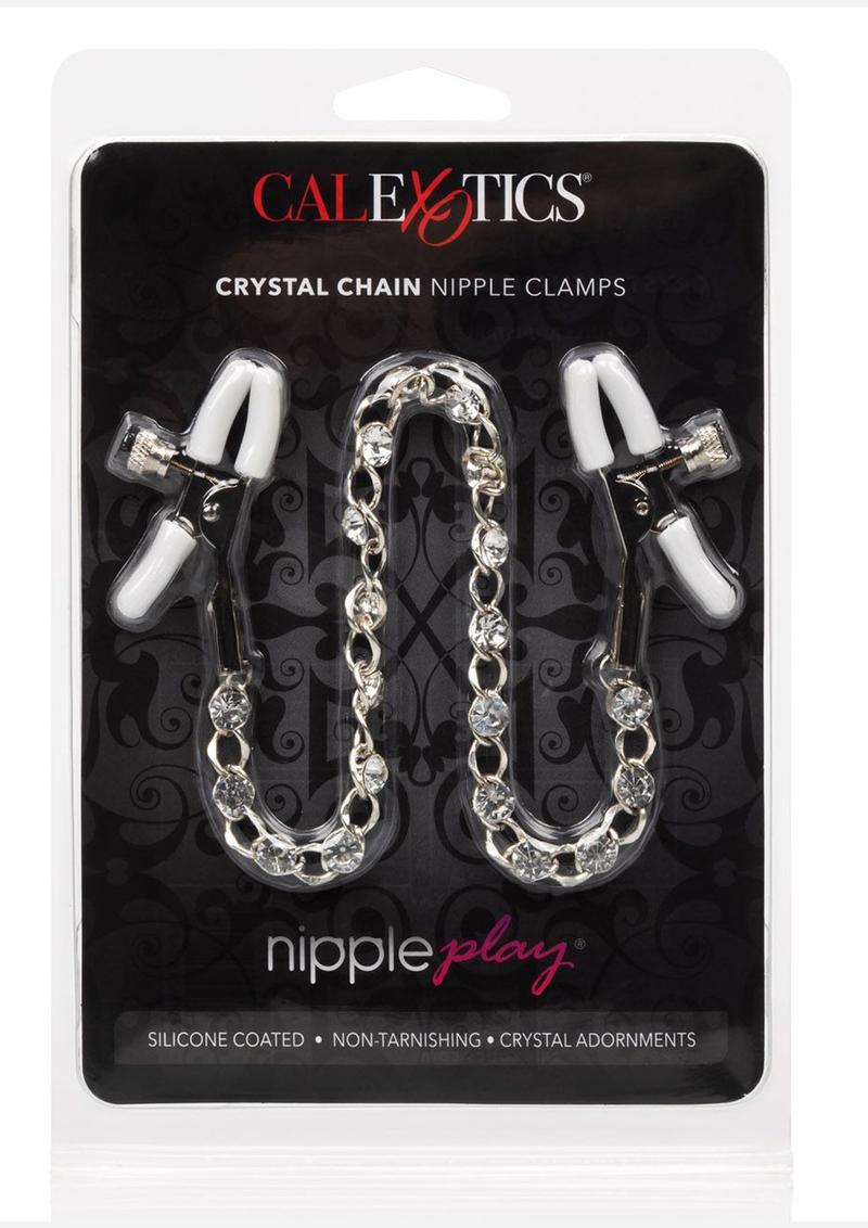 Calexotics Nipple Play Crystal Chain Nipple Clamp Adjustable