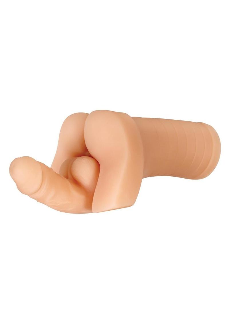 Gender X Backdoor Bash Stroker with Vibrating Cock Ring (In Stock June 25th)