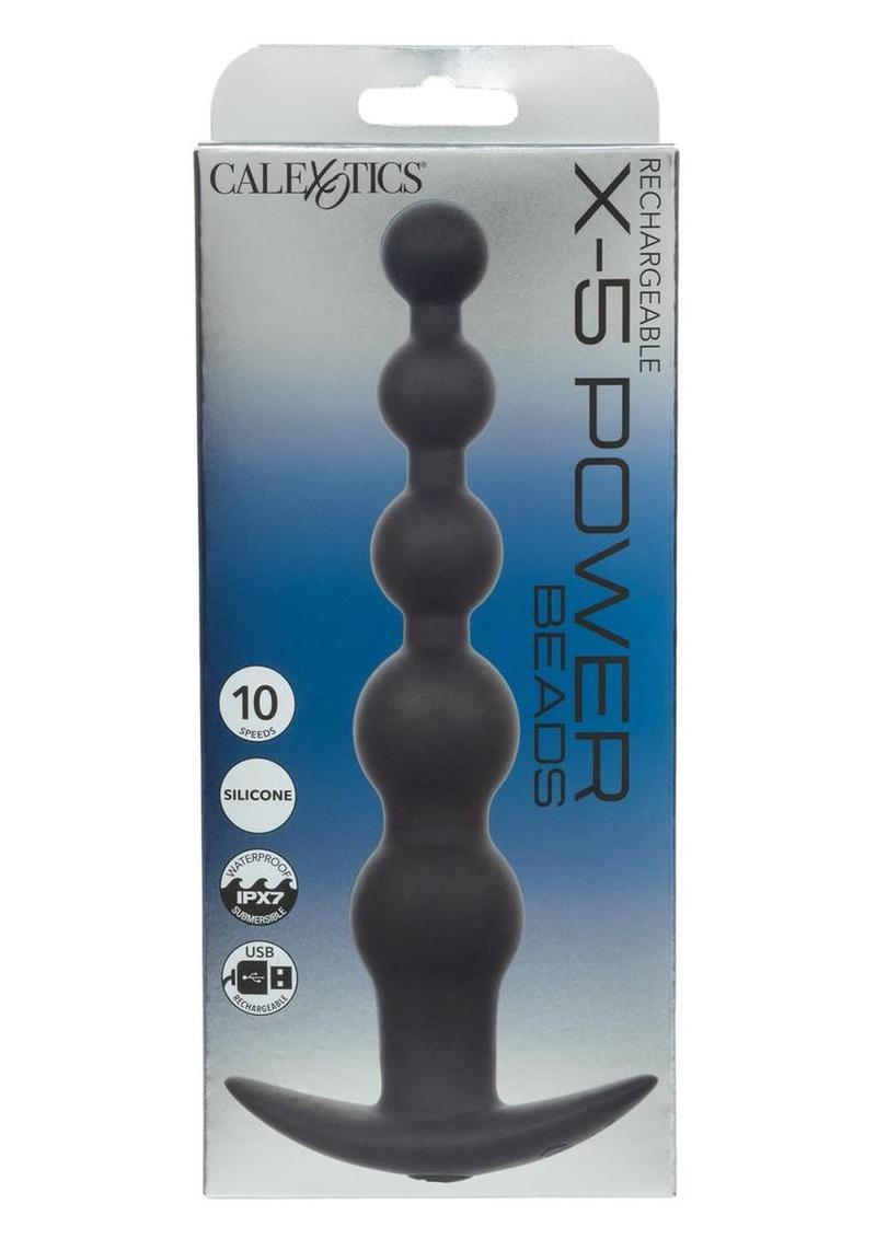 Calexotics Rechargeable X-5 Silicone Power Beads 7.25 (In Stock July 3rd)