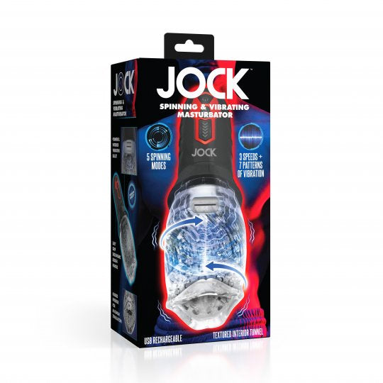 Jock Spinning and Vibrating Masturbator