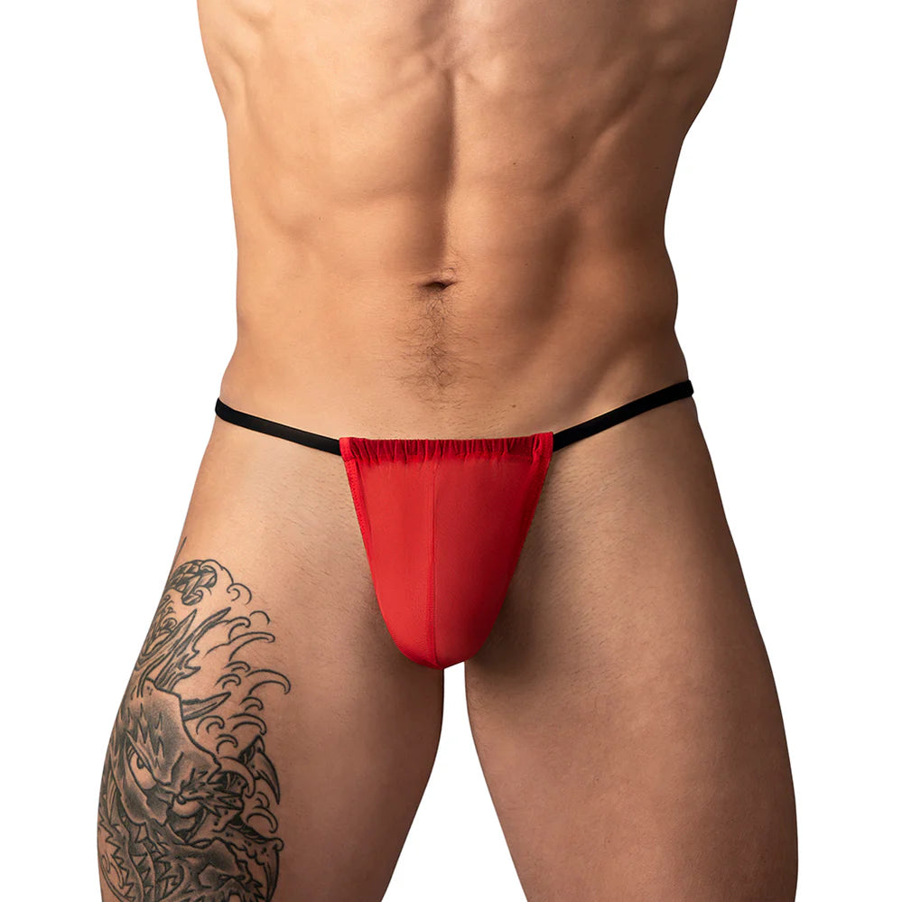 Male Power Mesh 2.0 G-String Red O/S (In Stock July 3rd)