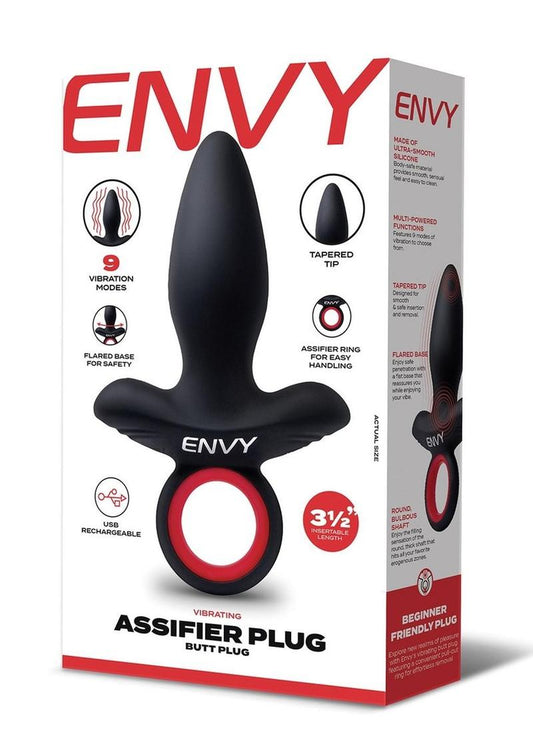 Envy Vibrating Silicone Vibrating Assifier Butt Plug
