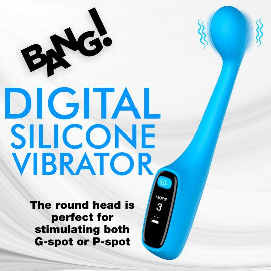 Bang Silicone P-spot Vibrator with Digital Display