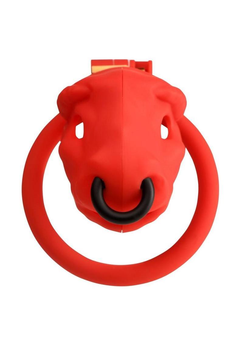 Master Series Bull Chastity Cage- Red