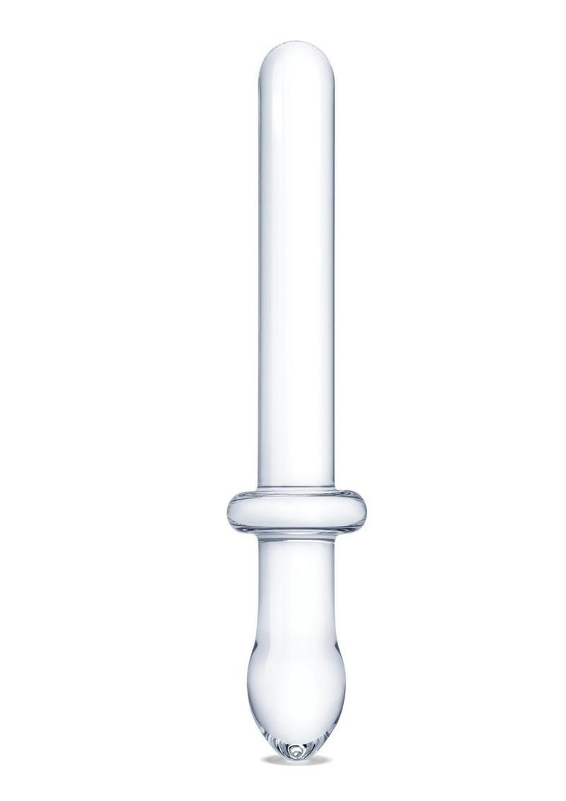 Glas Classic Smooth Dual Ended 9.25” Dildo-Clear