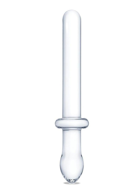 Glas Classic Smooth Dual Ended 9.25” Dildo-Clear