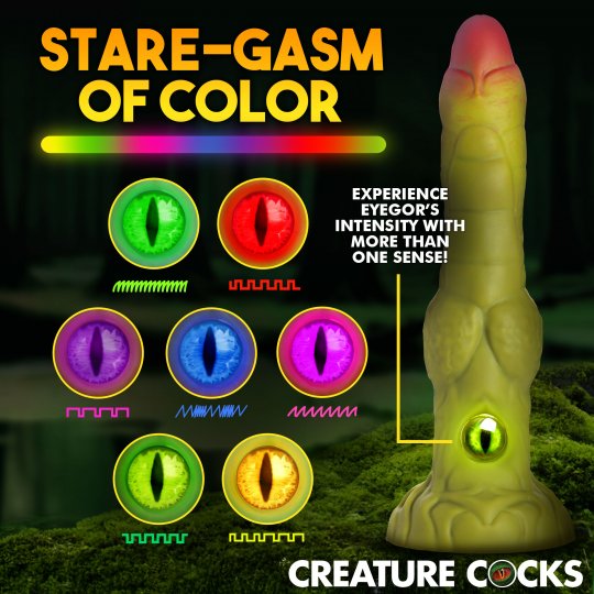 Creature Cocks Eyegor Thrusting and Vibrating Silicone Dildo (More on Way)