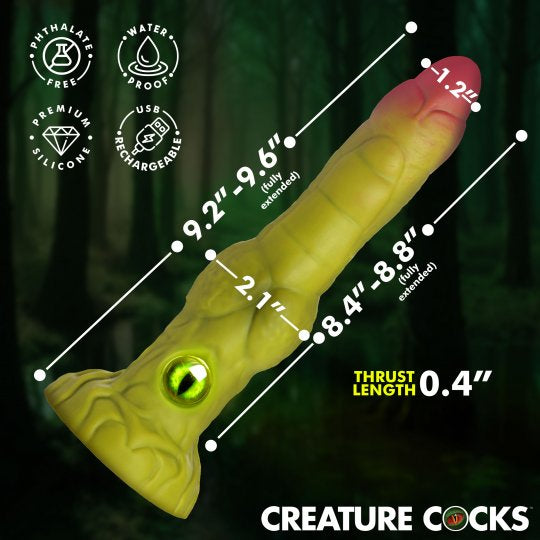 Creature Cocks Eyegor Thrusting and Vibrating Silicone Dildo (More on Way)