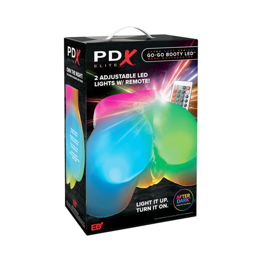PDX Elite Go-Go Booty LED Mega Masturbator Frosted (In Stock July 20th)