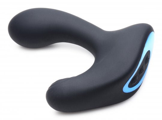 Alpha-Pro 10X Pulse- Taint Tapping Silicone Prostate Stimulator with Remote