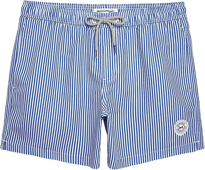 Maamgic Men’s Swim Trunk 5 inch with Mesh Lining (Choose Size)