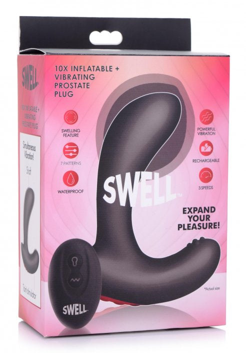 Swell 10X Inflatable and Vibrating Silicone Prostate Plug