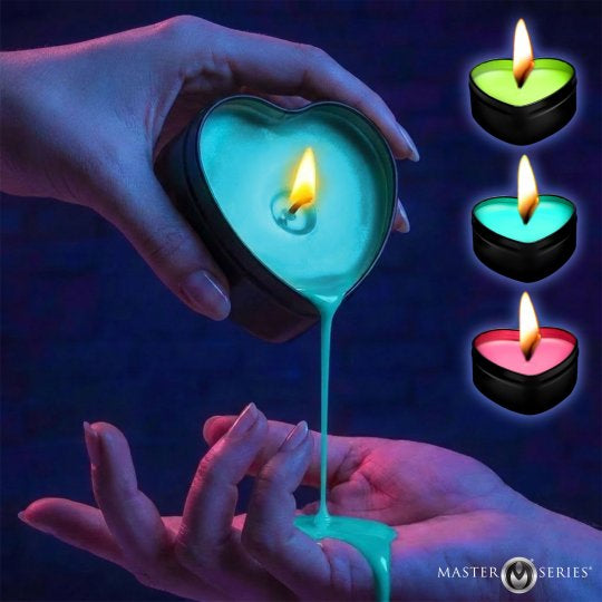 Glow Wax UV Blacklight Reactive Candles (Choose Candle)