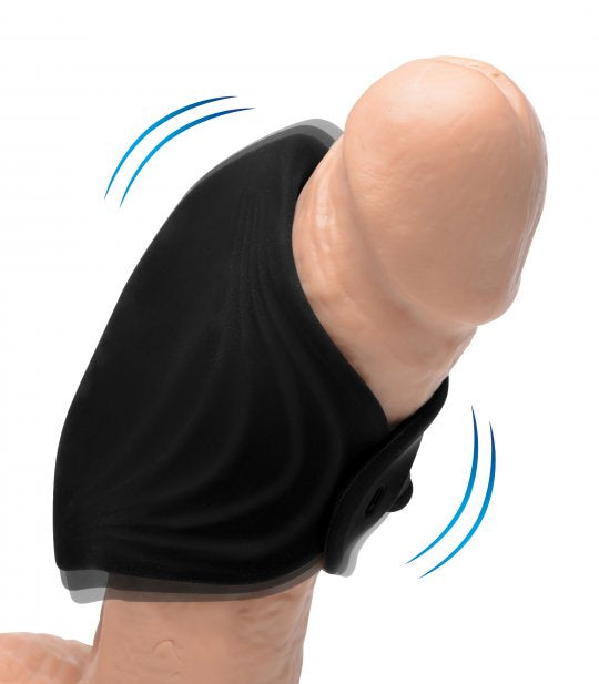 Trinity Vibes 10X Pleasure Stroke Vibrating Silicone Penis Sleeve