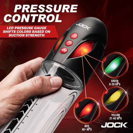Jock Power Up Automatic Waterproof Penis Pump (In Stock July 24th)