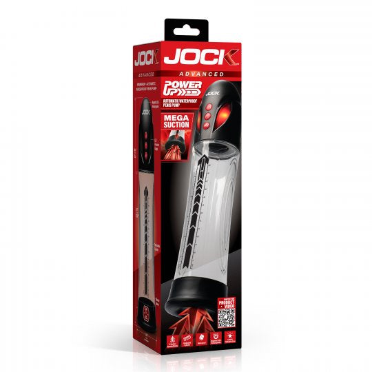 Jock Power Up Automatic Waterproof Penis Pump (In Stock July 24th)