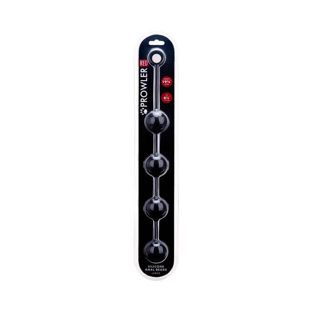 Prowler Red Silicone Anal Beads (Choose Size)