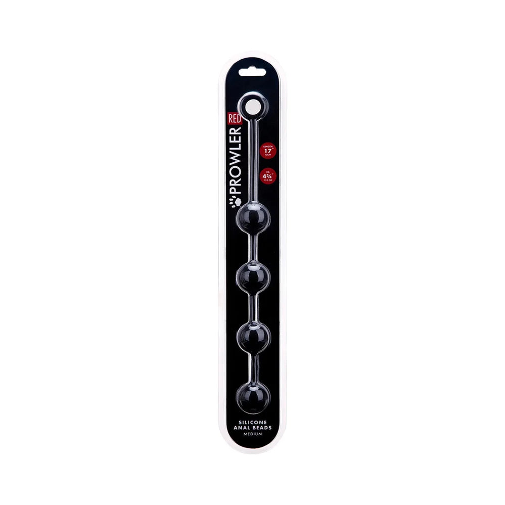 Prowler Red Silicone Anal Beads (Choose Size)