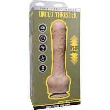 Fort Troff Uncut Thruster Rechargeable Silicone Mini Machine Dildo