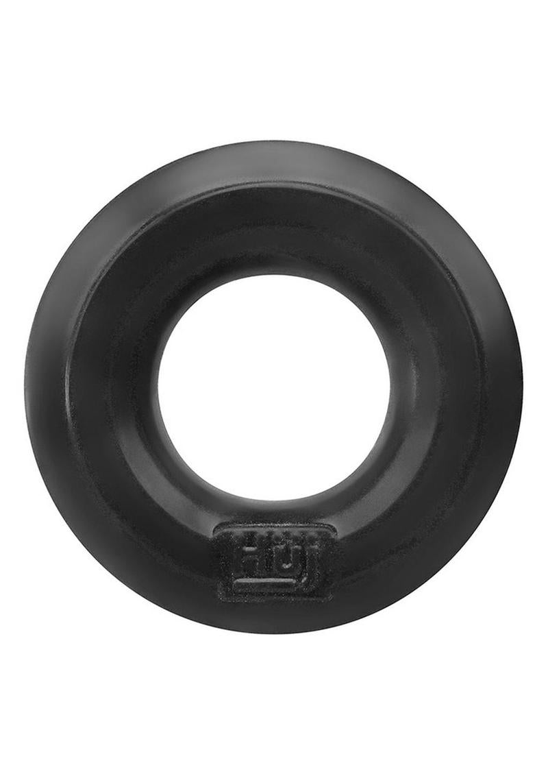 Hunkyjunk HUJ Silicone Cock Ring- Black