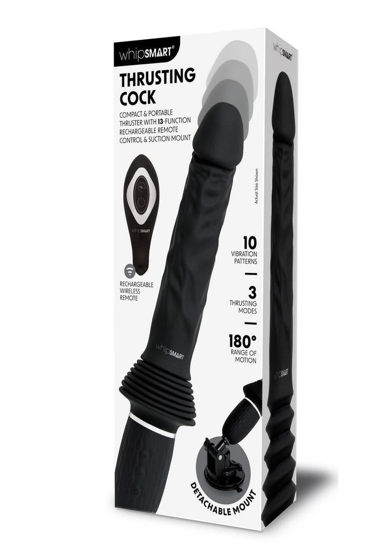Whipsmart Thrusting Rechargeable Silicone Cock with Remote Control (In Stock Aug 4th)