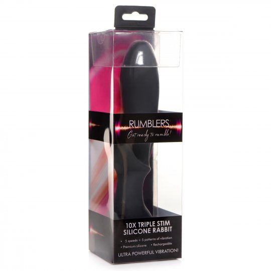 Rumblers 10X Triple Stim Silicone Vibrator