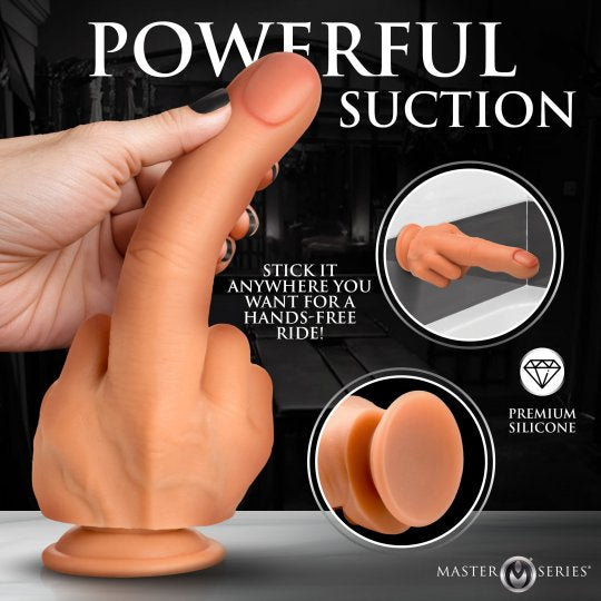 Master Series The Finger Silicone Dildo (In Stock Aug 4th)