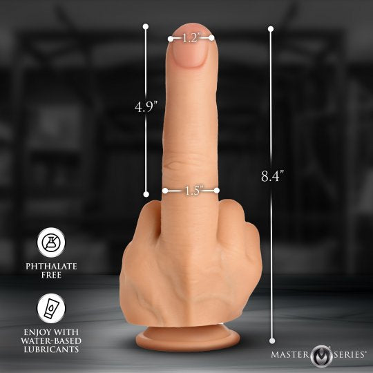 Master Series The Finger Silicone Dildo (In Stock Aug 4th)