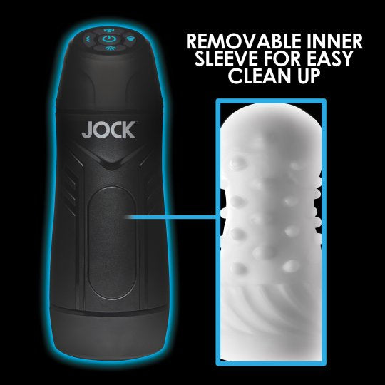 Jock 9X Sucking and Vibrating Masturbator